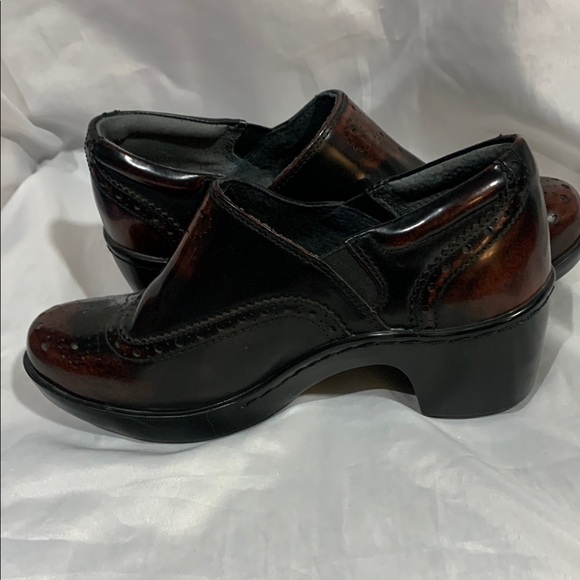 Ariat Womens 8.5 Clogs Wingtip Western Two Tone Brown Leather Bradford - Picture 8 of 14